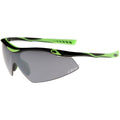 Matte Black-Green / Smoke