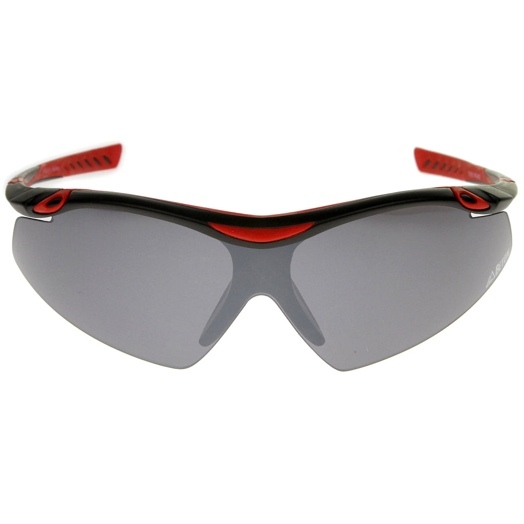 Matte Black-Red / Smoke