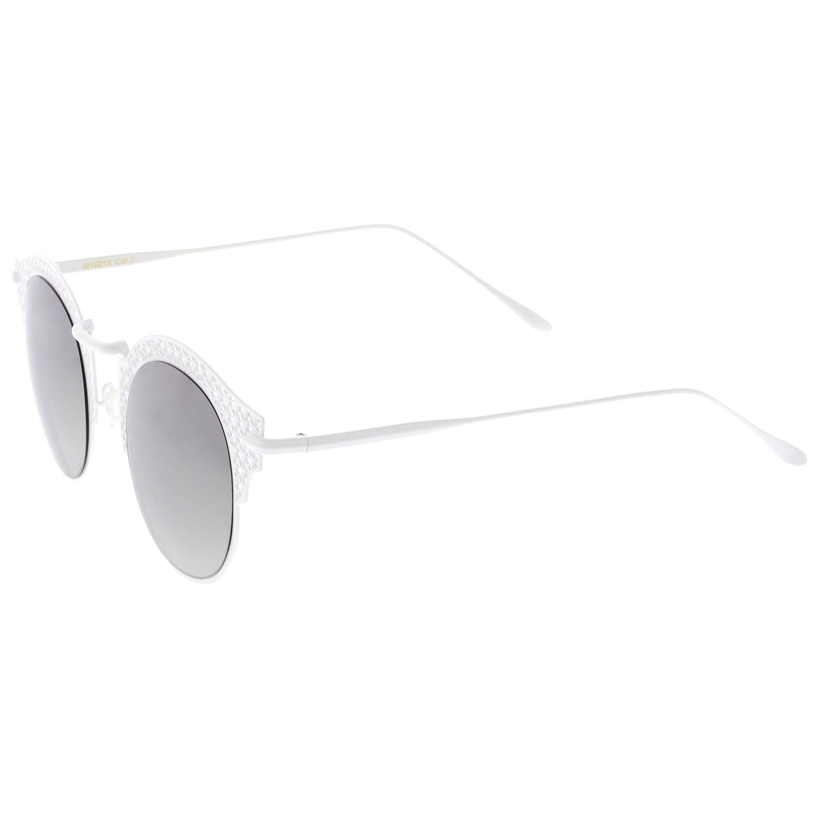 Matte White / Silver Mirror