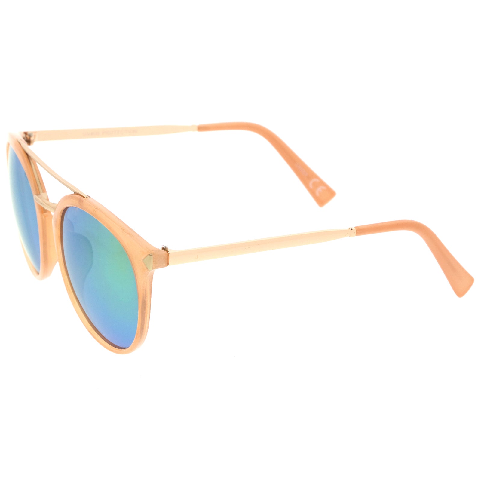Pink-Gold / Green Mirror