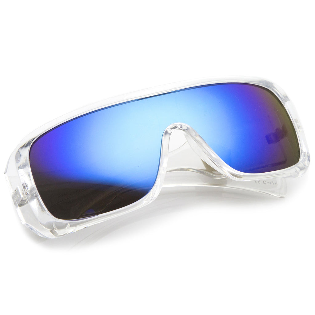 Clear / Blue Mirror