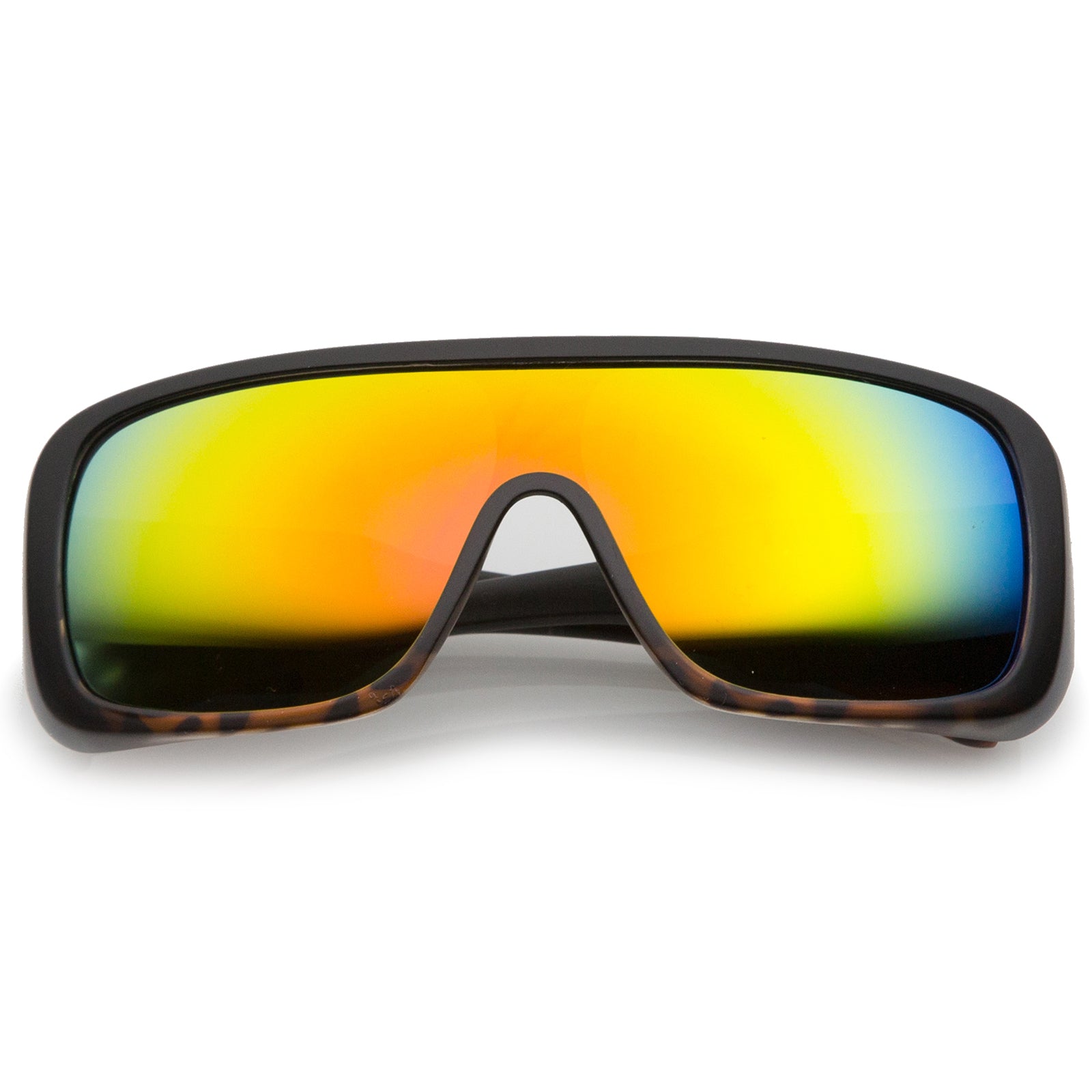 Matte Black / Orange-Yellow Mirror