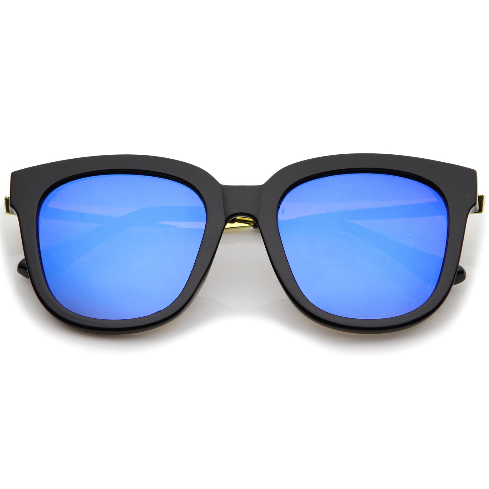 Black-Gold / Blue Mirror