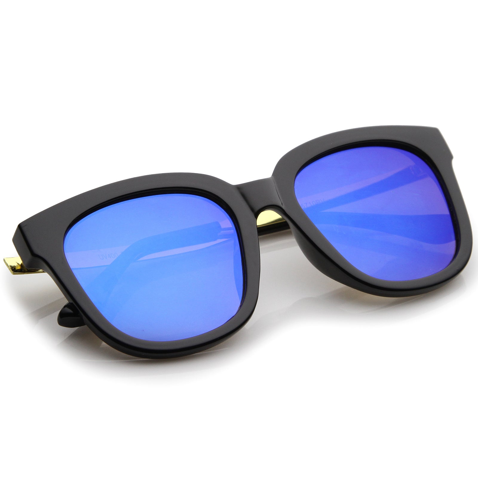Black-Gold / Blue Mirror