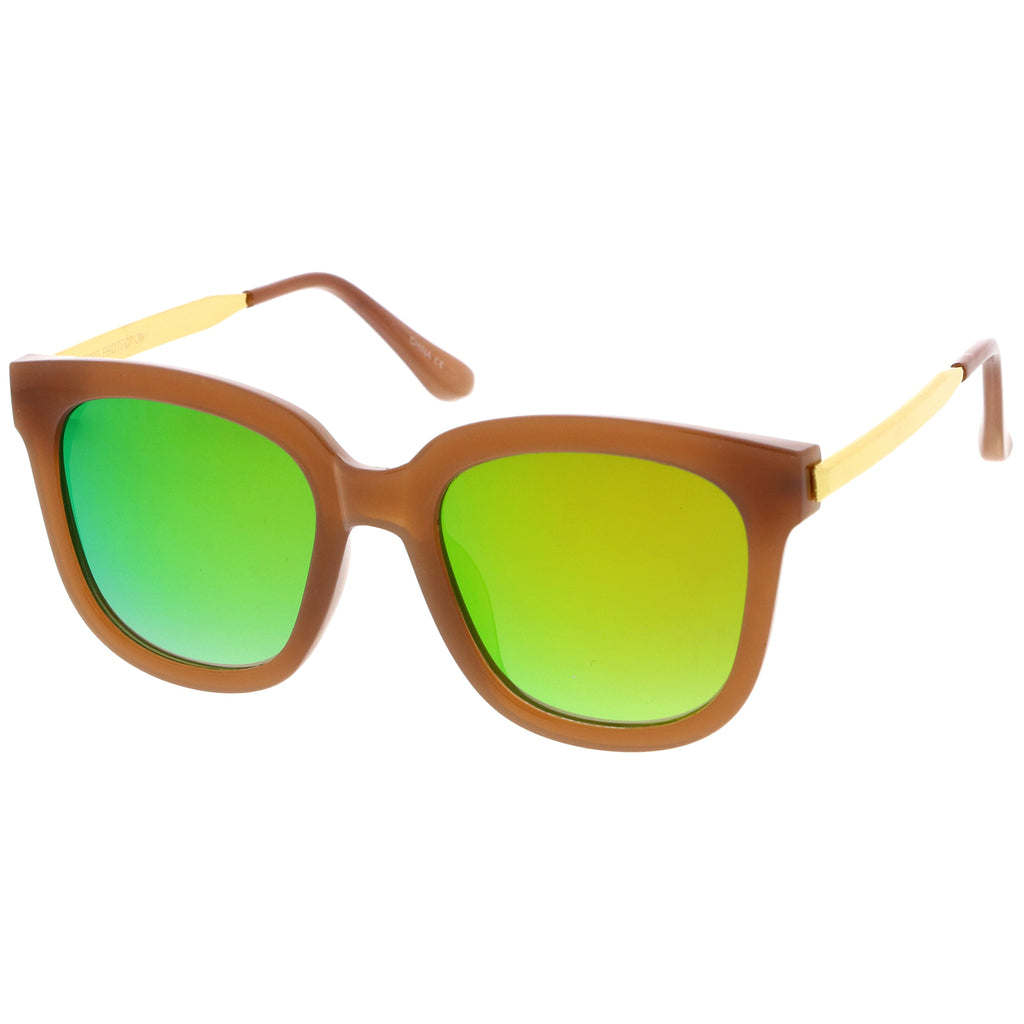 Brown-Gold / Green Mirror