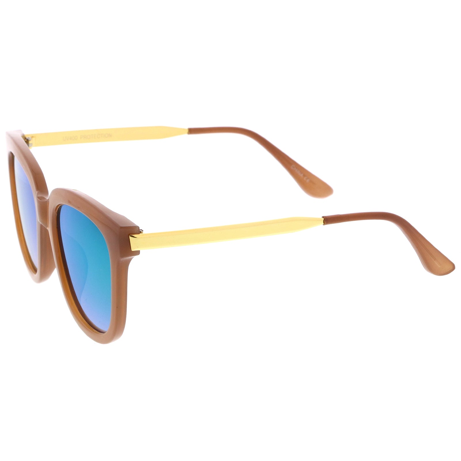 Brown-Gold / Green Mirror