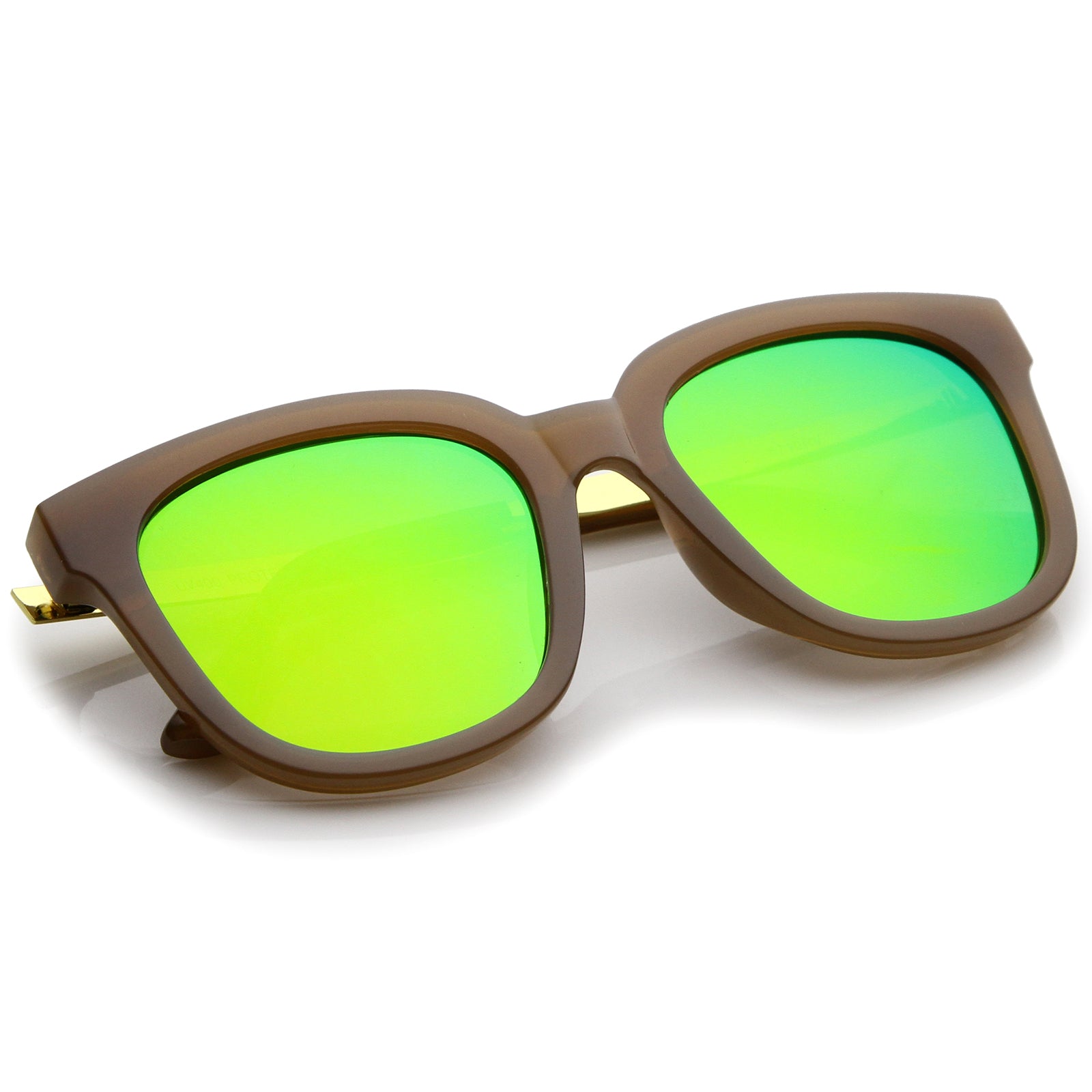 Brown-Gold / Green Mirror