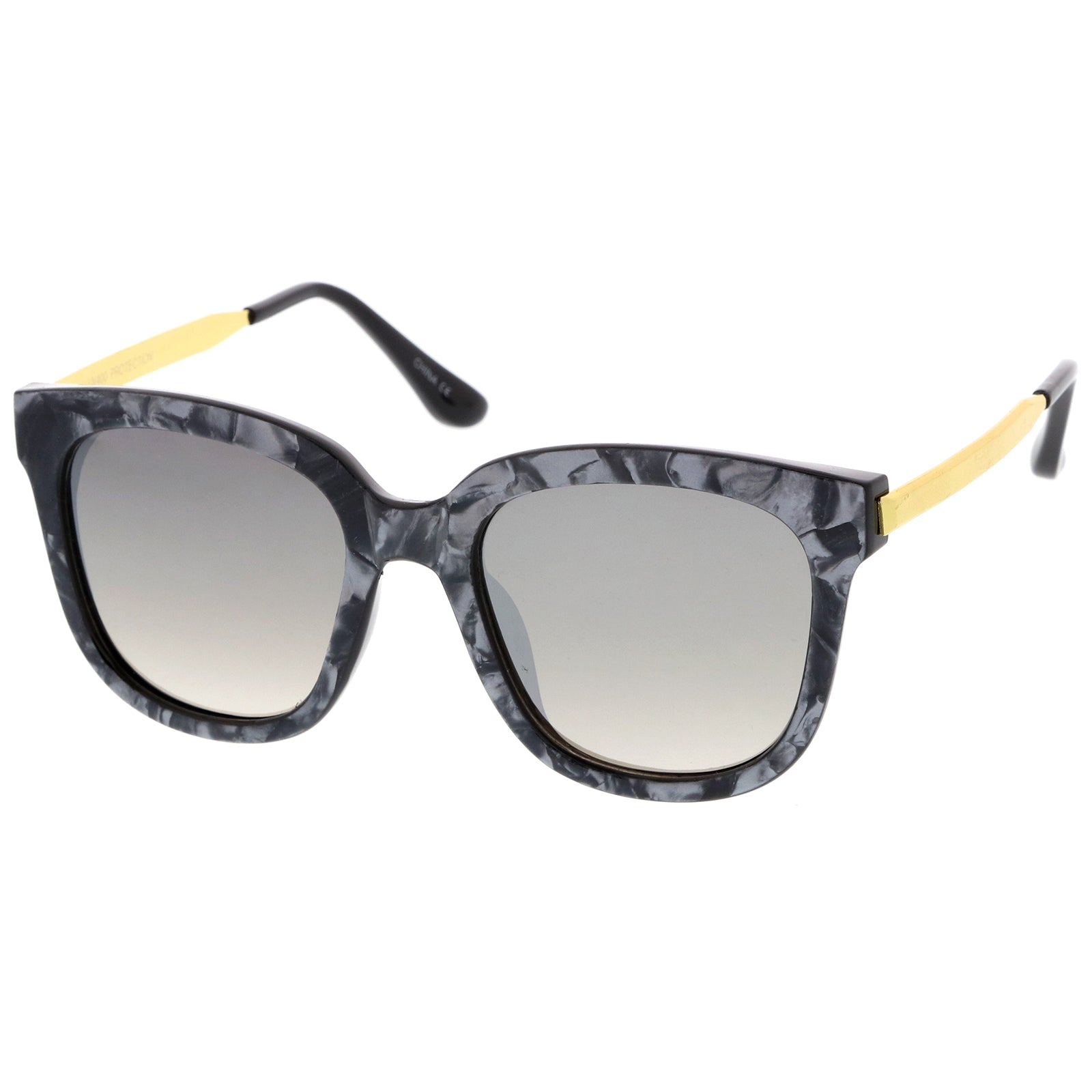 Black-Marble-Gold / Silver Mirror