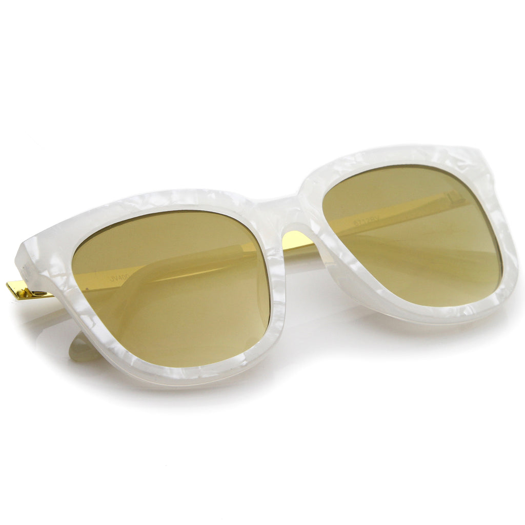 White-Marble-Gold / Gold Mirror