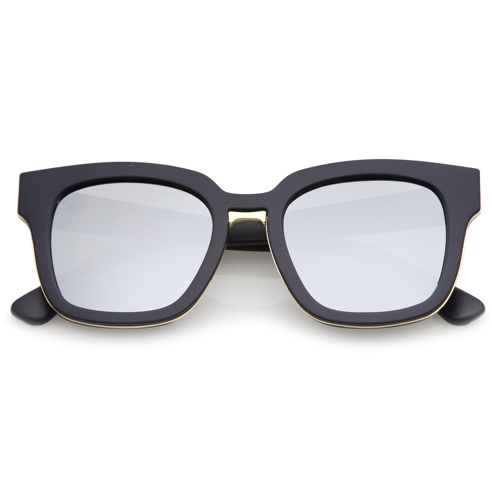 Matte Blue-Gold / Silver Mirror