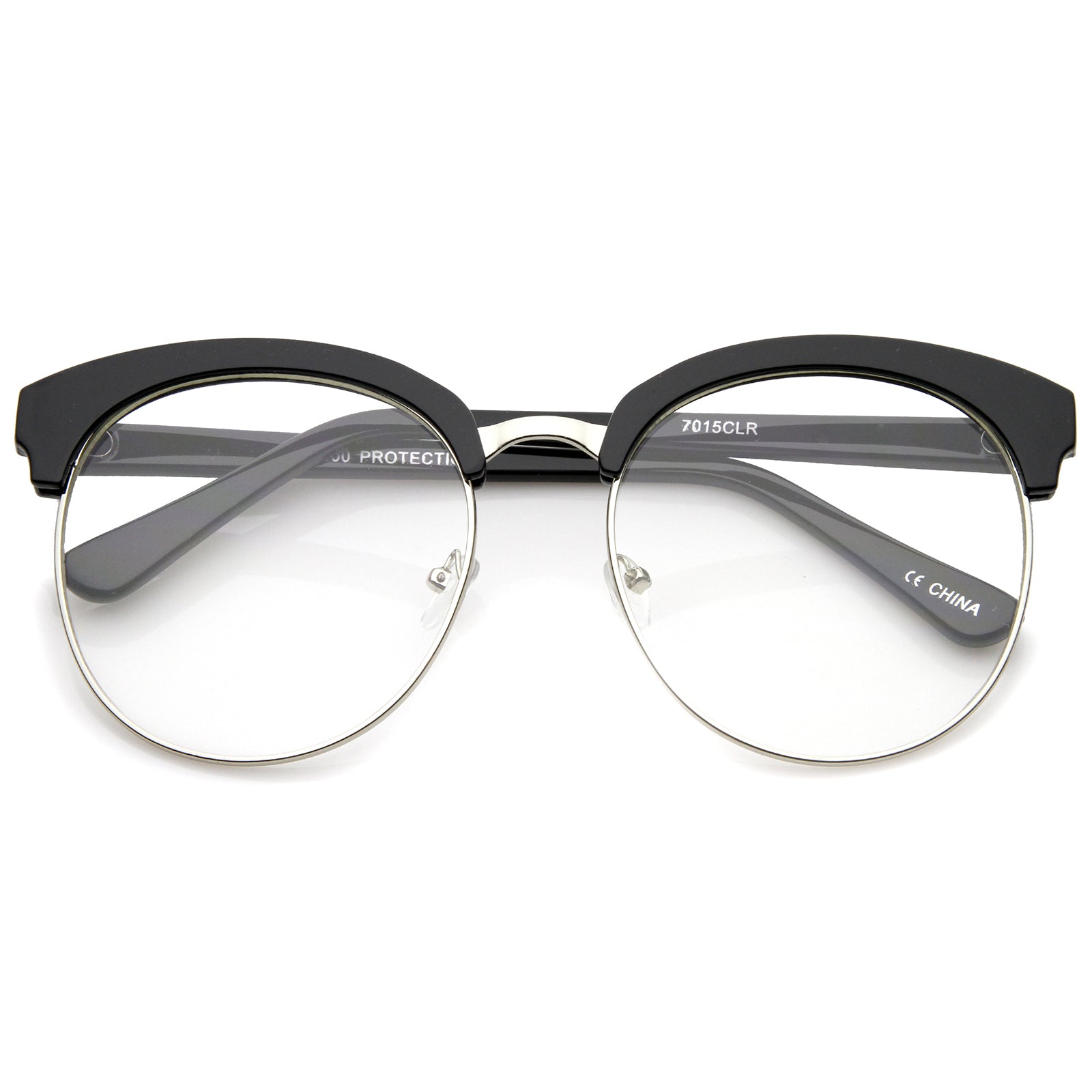Black-Silver / Clear
