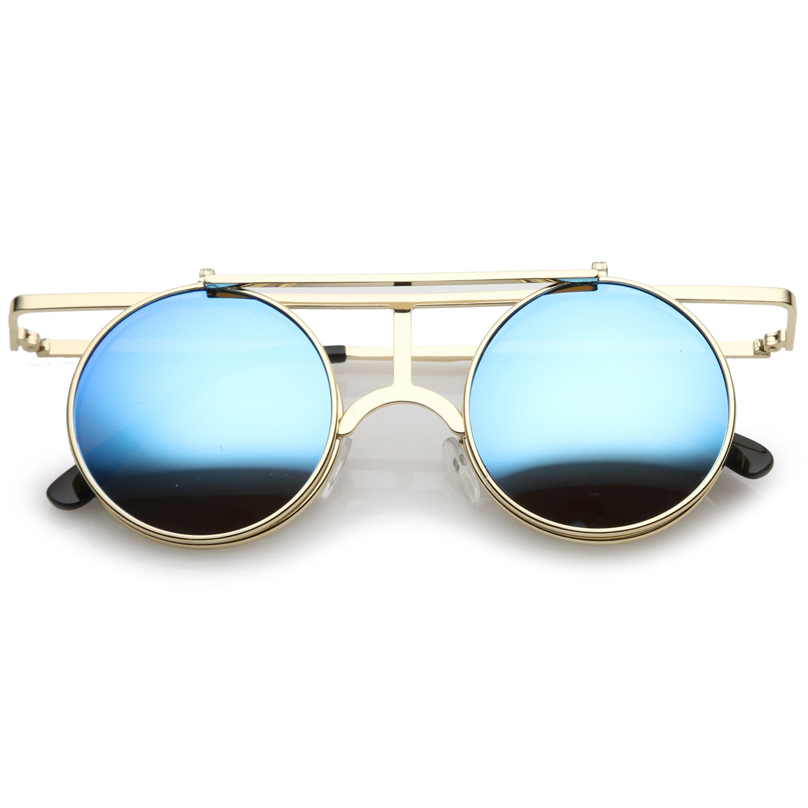 Gold / Blue Mirror