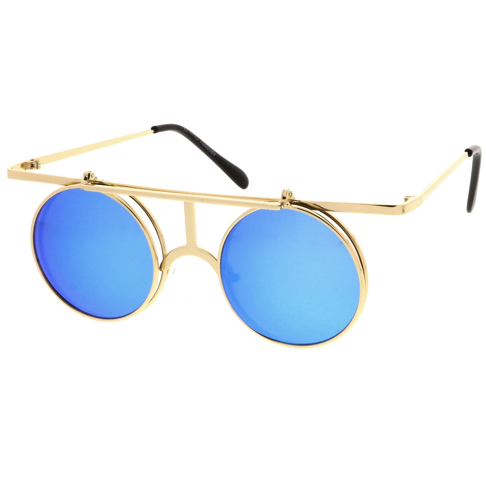 Gorgeous Golden Crossbar Metal Round Sunglasses Gorgeous Golden Crossbar Metal Round Sunglasses