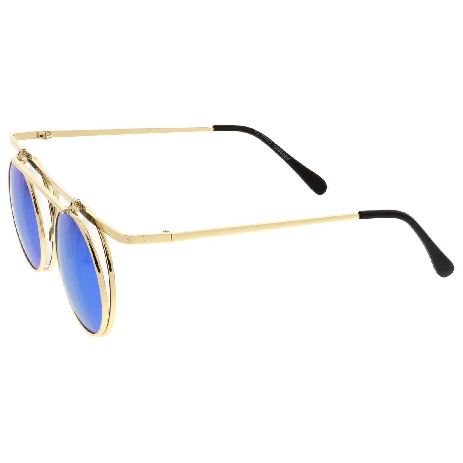 Gold / Blue Mirror