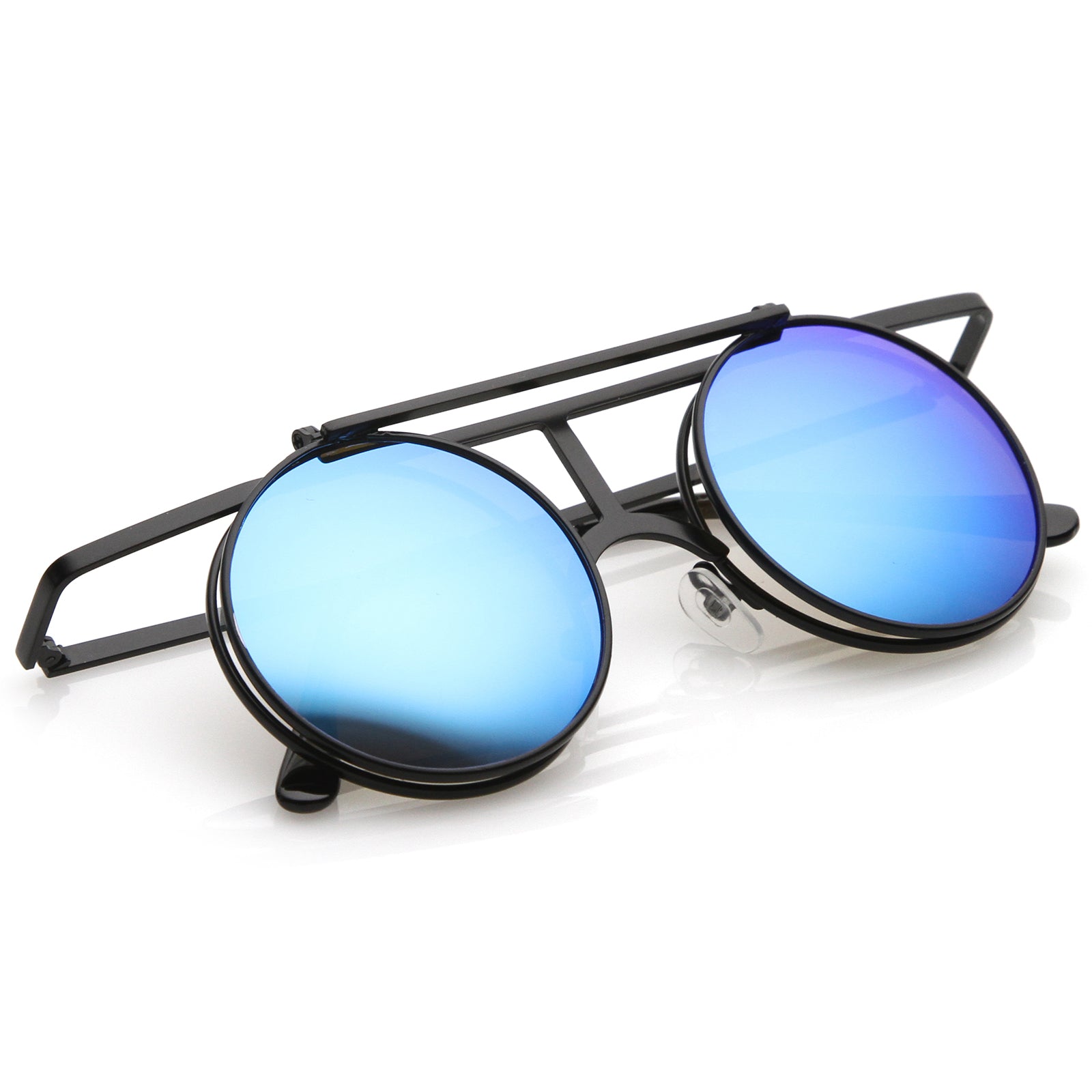 Black / Blue Mirror
