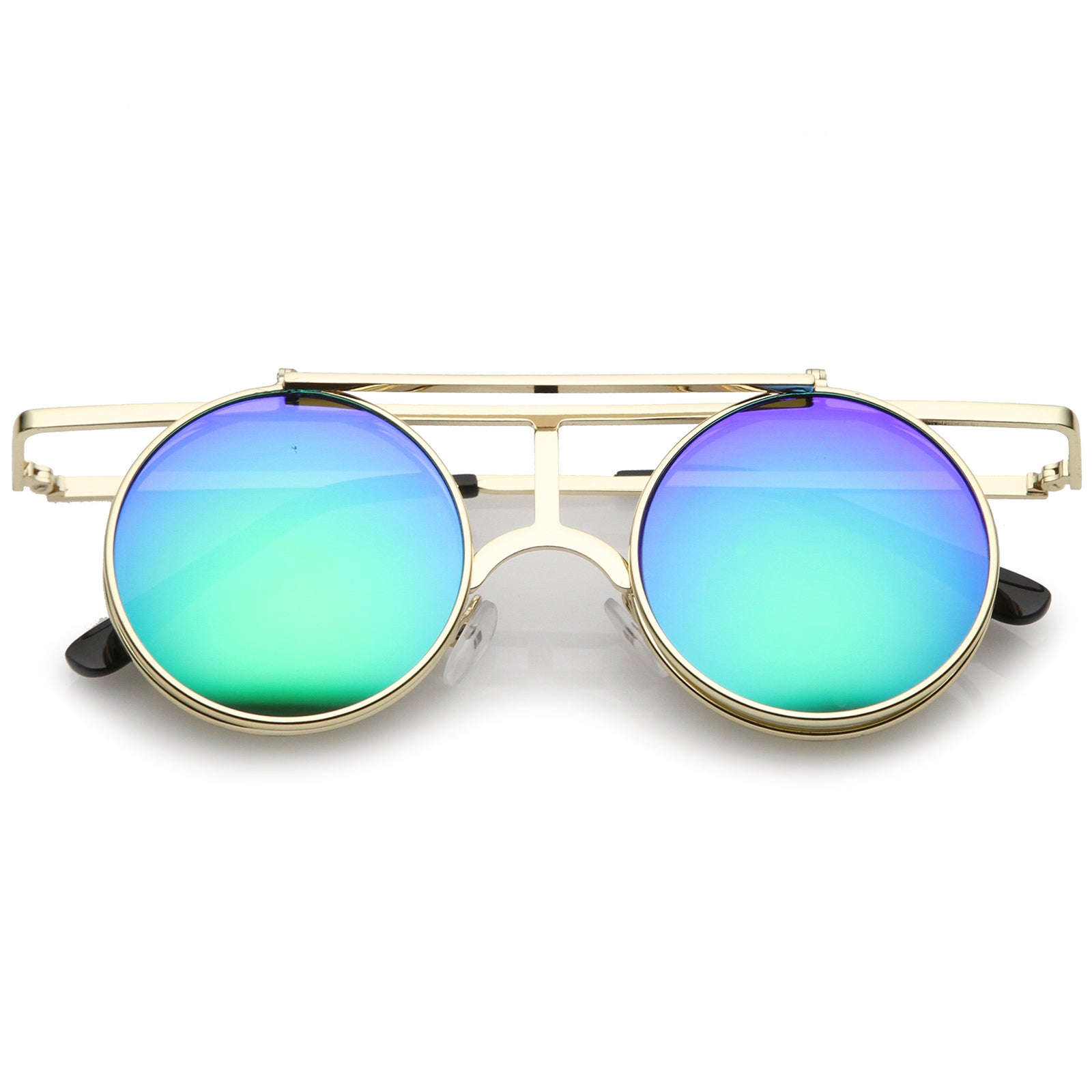Gold / Green Mirror