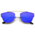 Gold / Blue Mirror