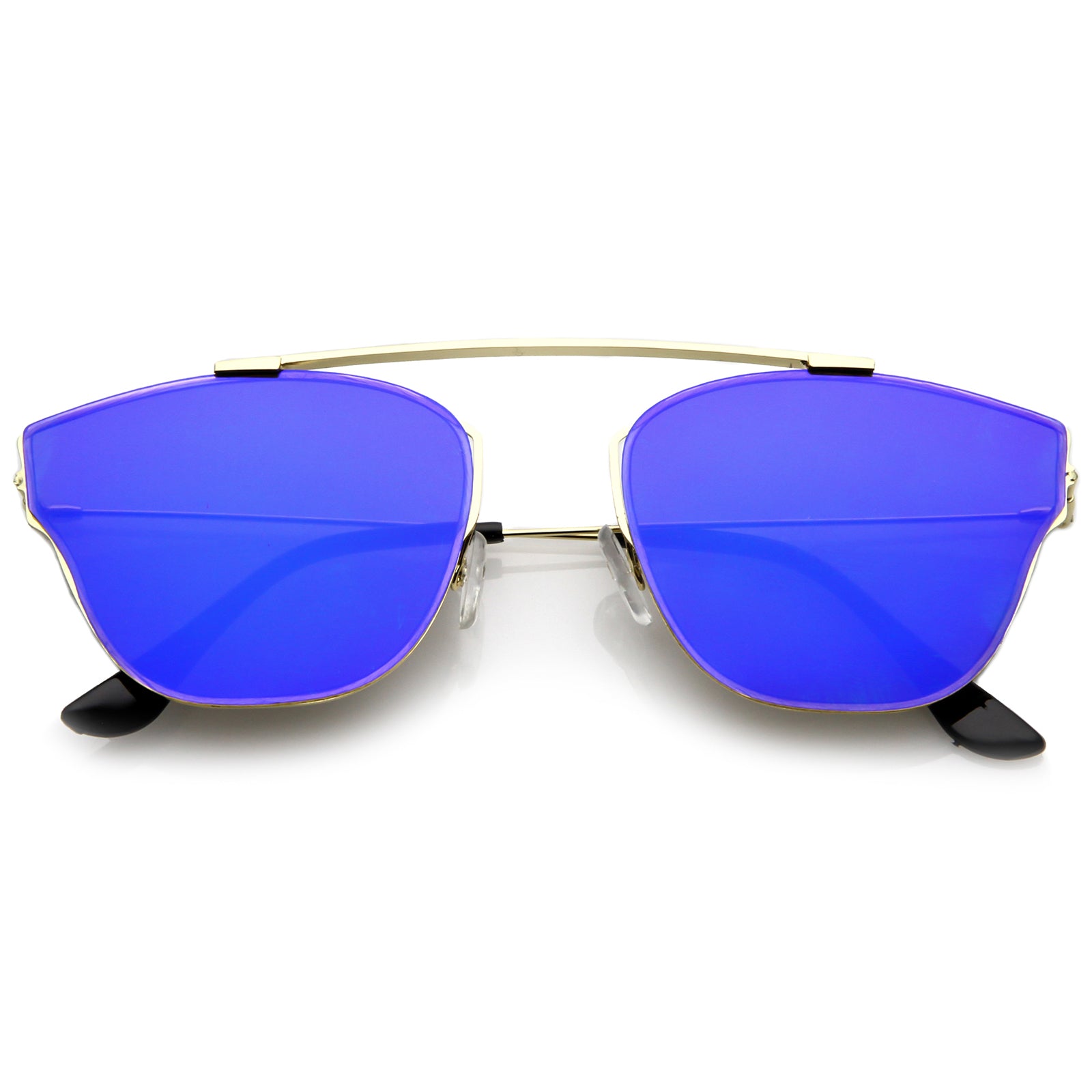 Gold / Blue Mirror
