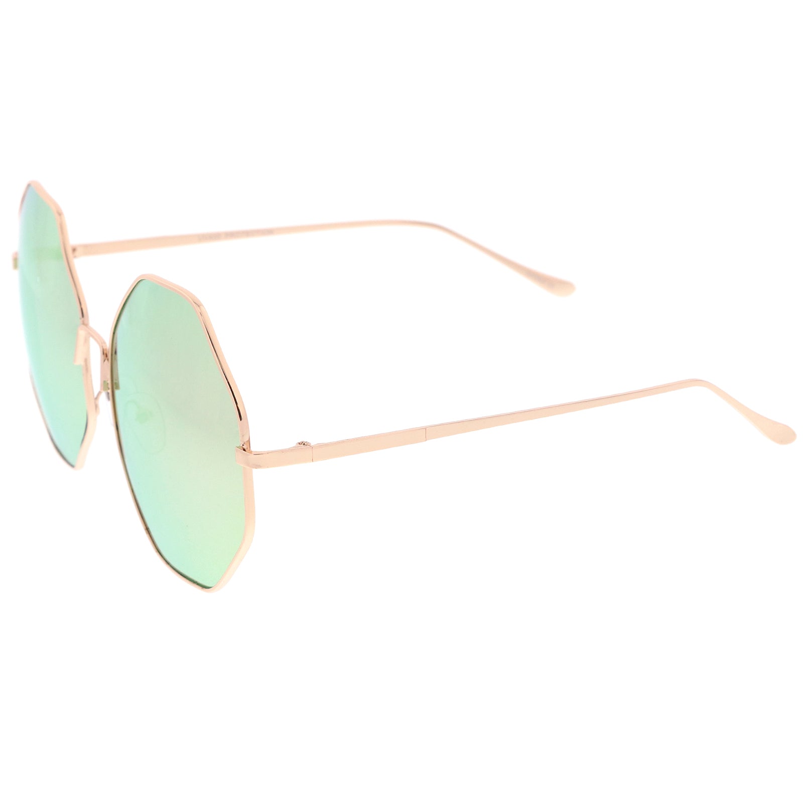 Gold / Pink-Green Mirror