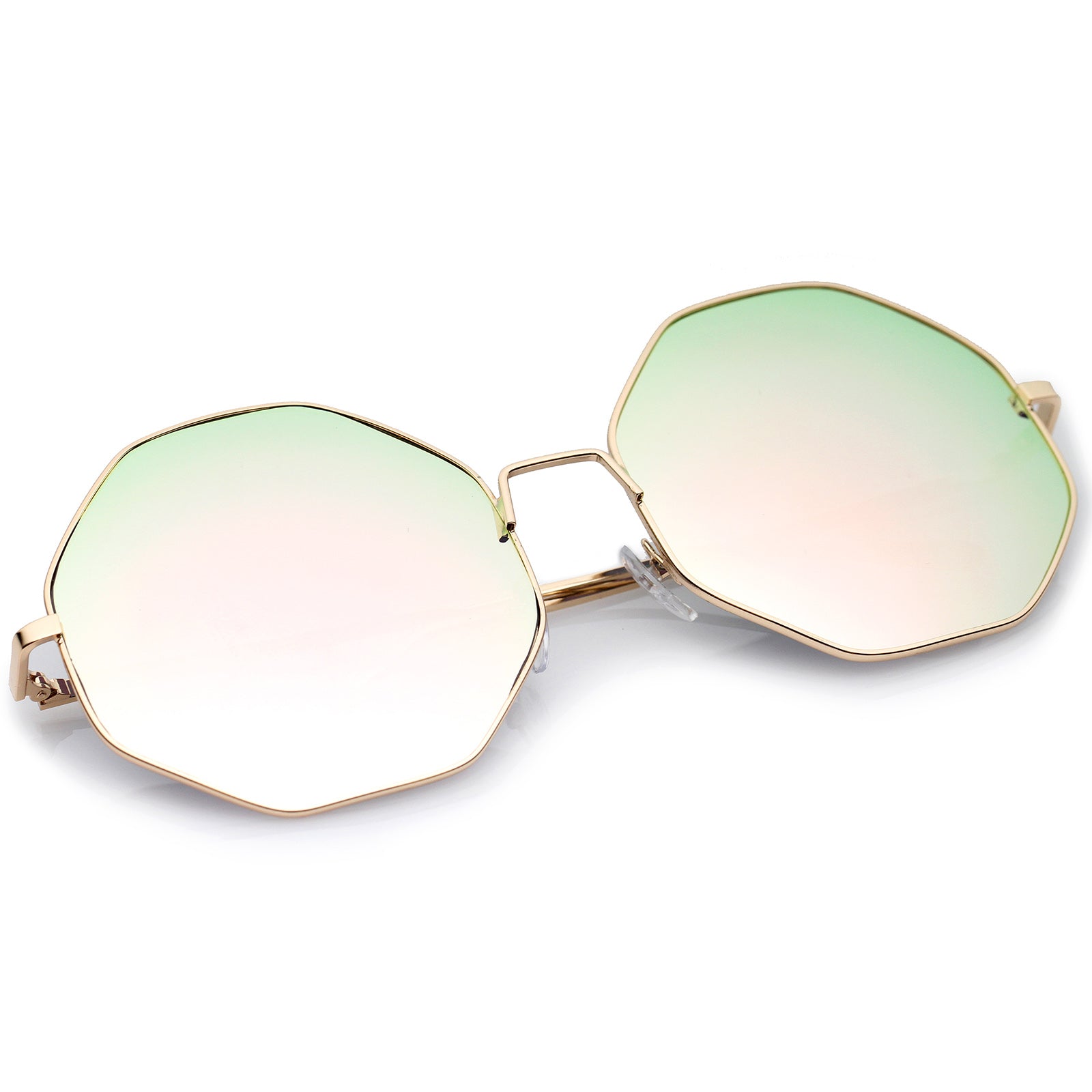Gold / Pink-Green Mirror