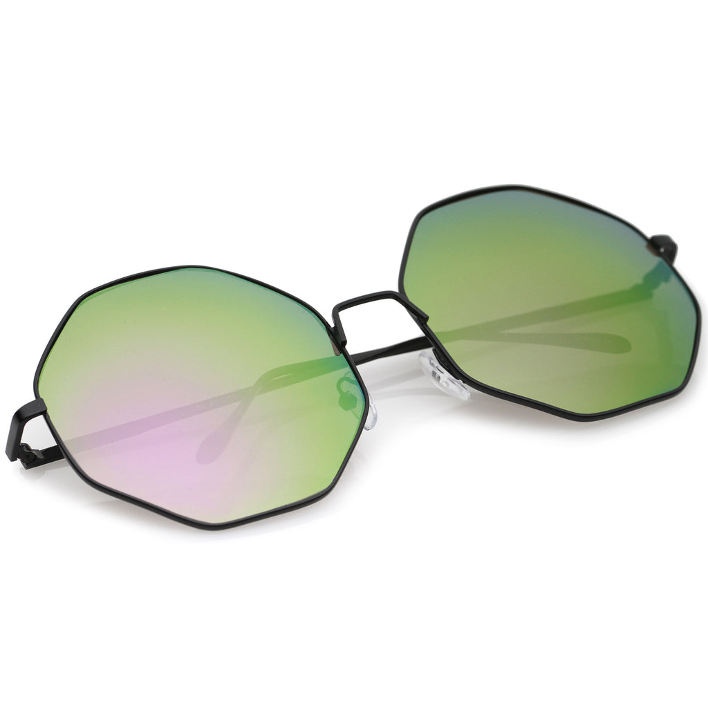 Black / Purple-Green Mirror