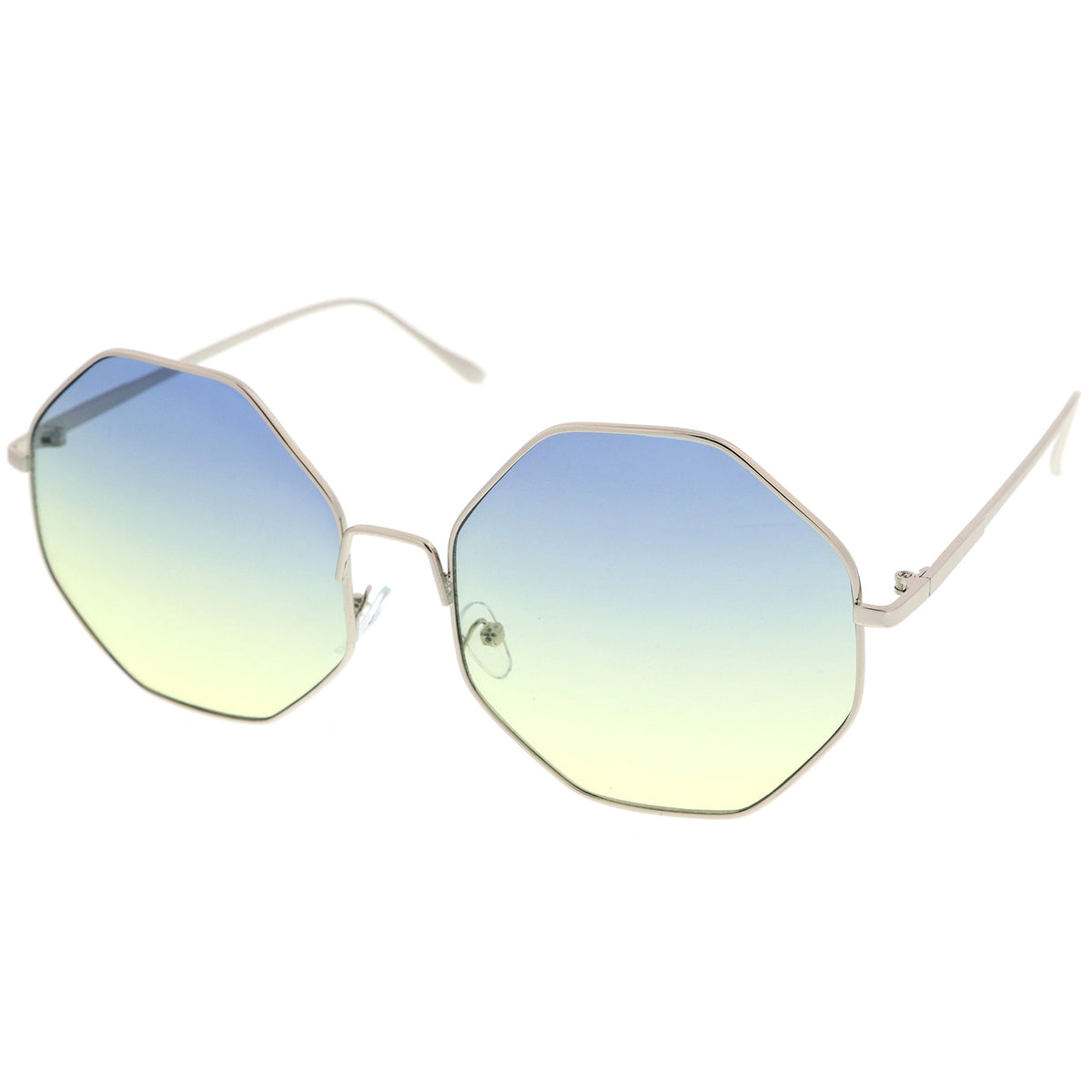 Silver / Blue-Yellow