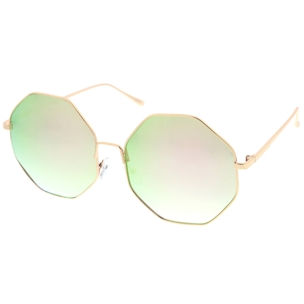 Gold / Pink-Green Mirror