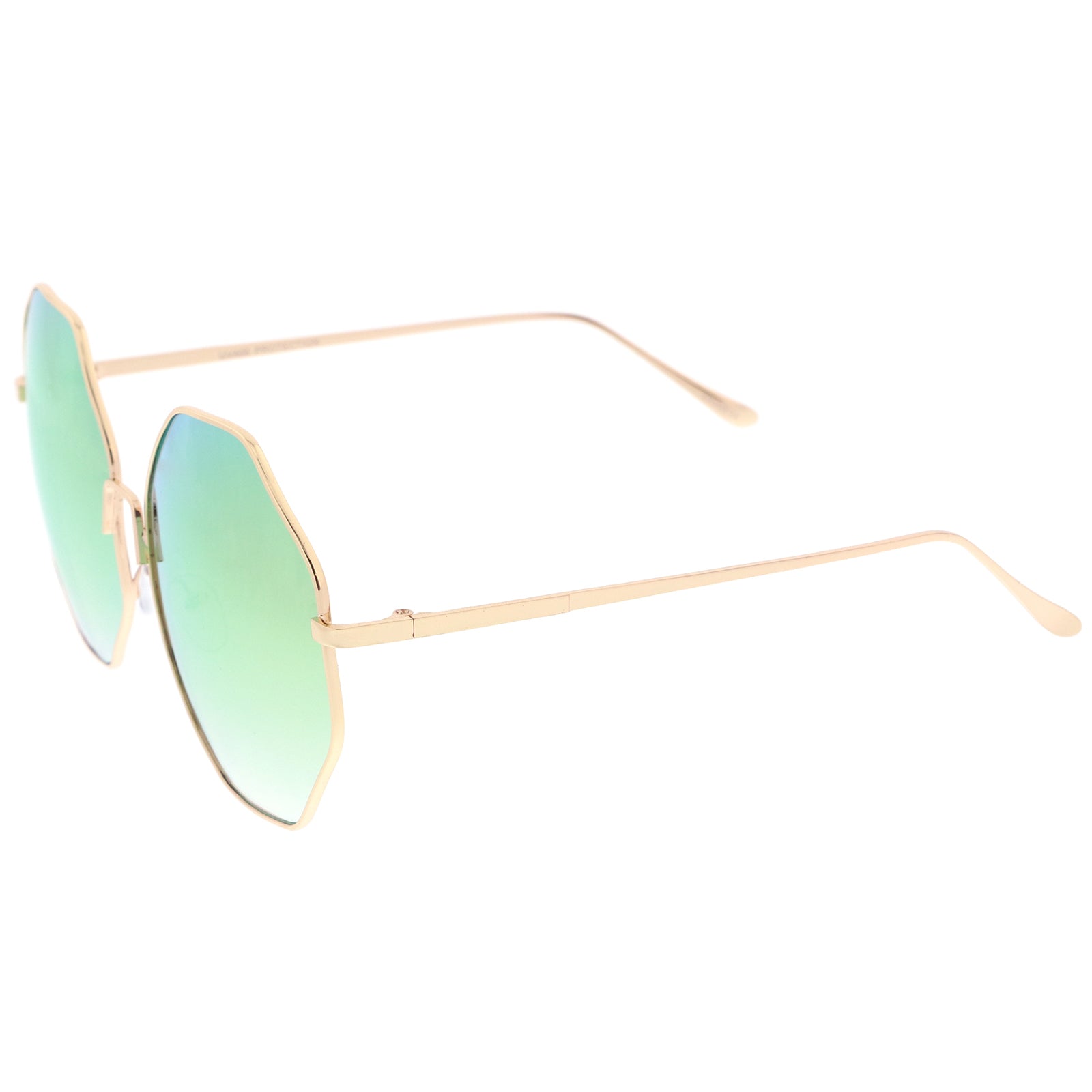 Gold / Pink-Green Mirror