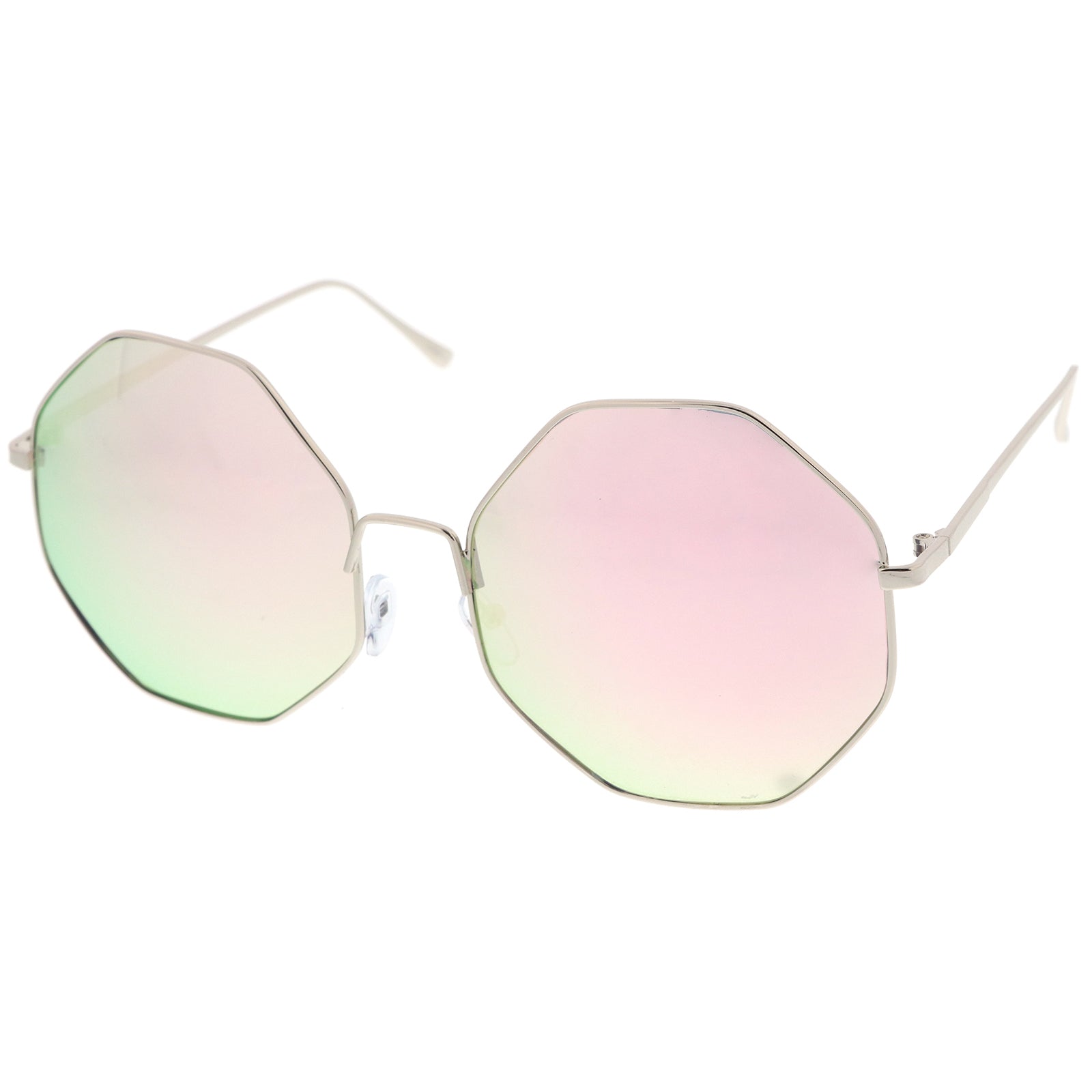 Silver / Pink Mirror