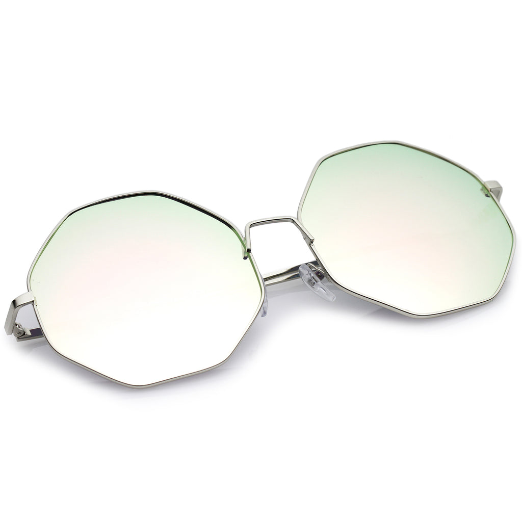 Silver / Pink Mirror