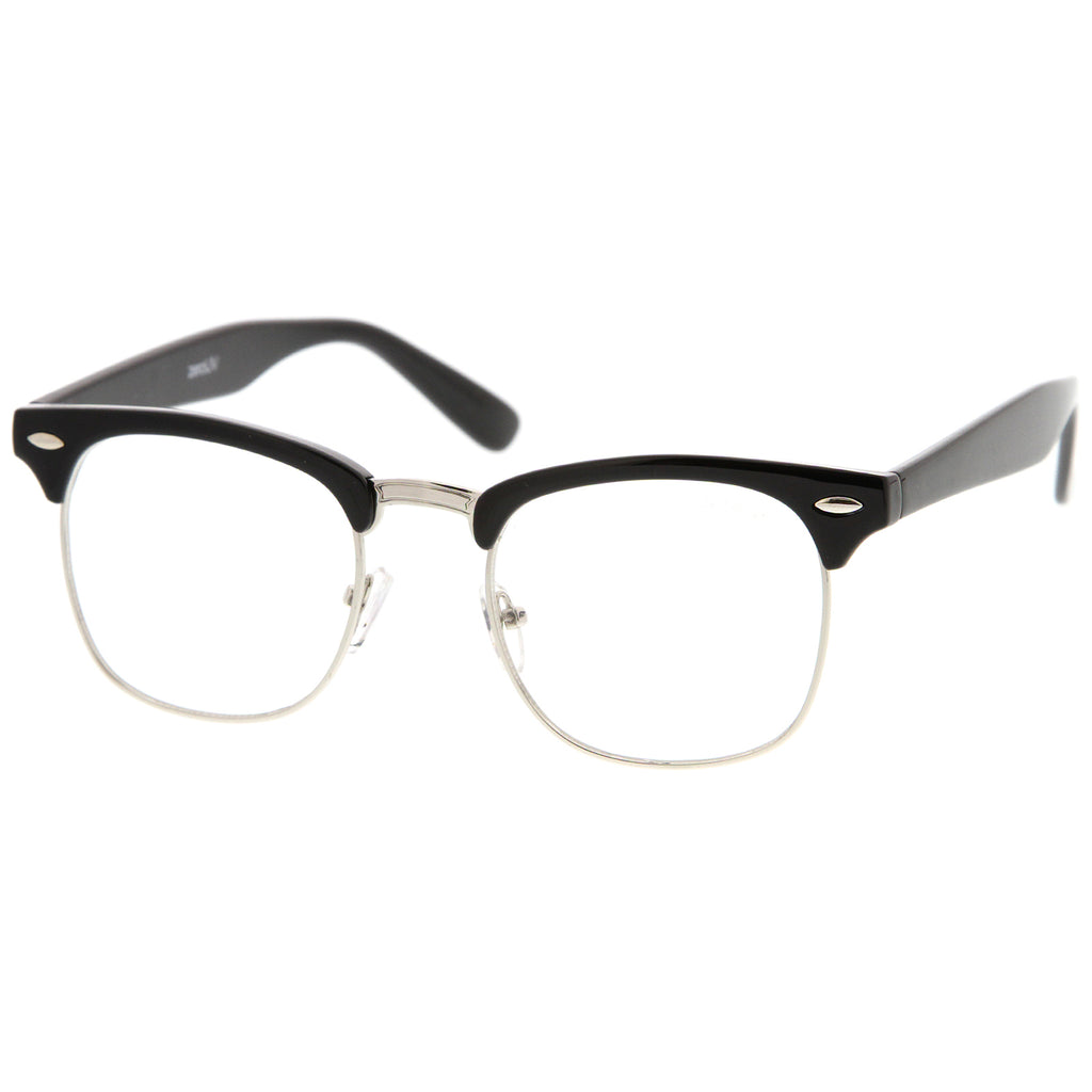 Black-Silver / Clear