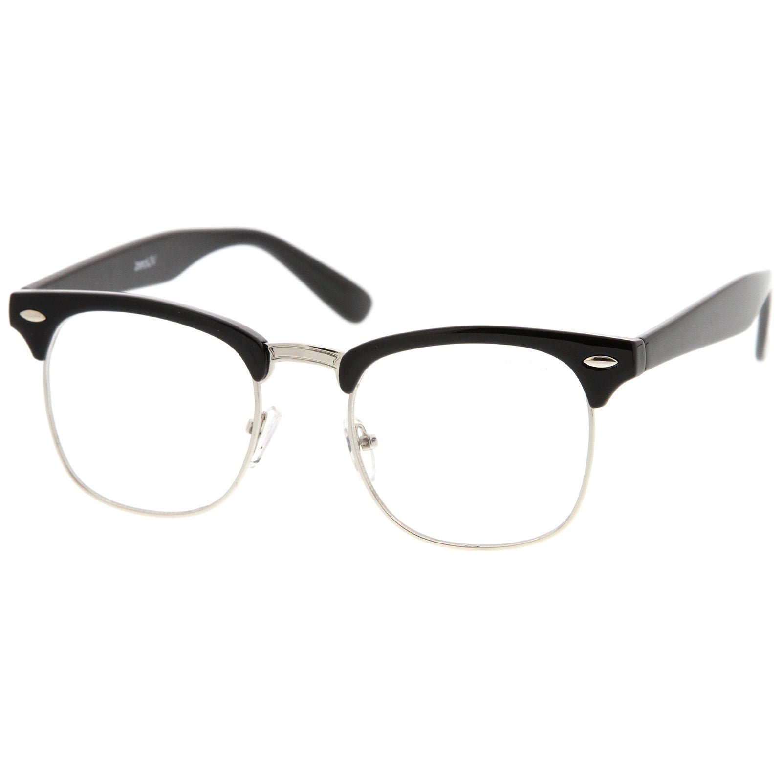 Black-Silver / Clear