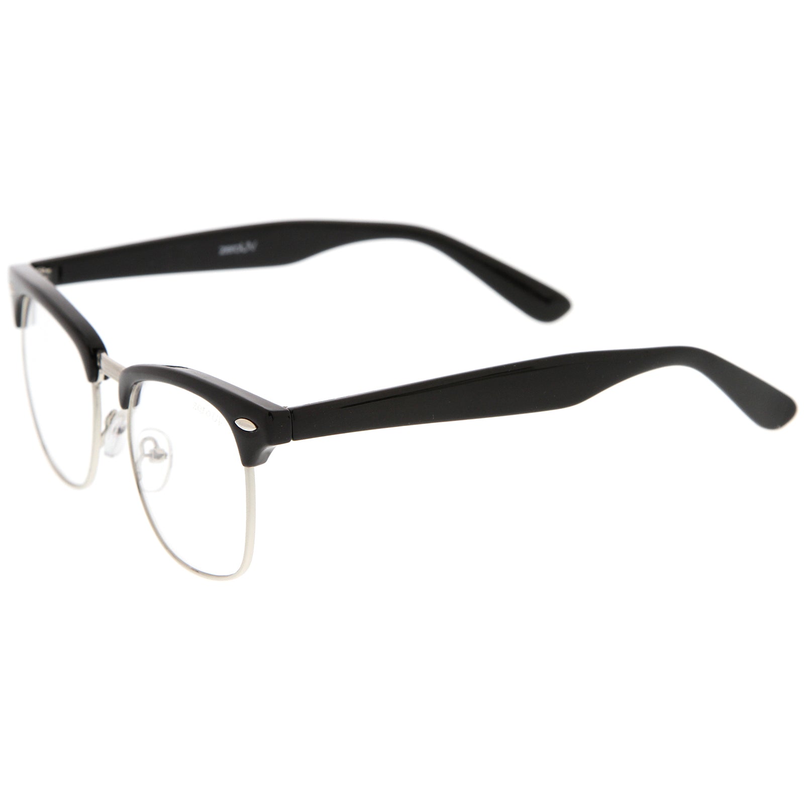 Black-Silver / Clear