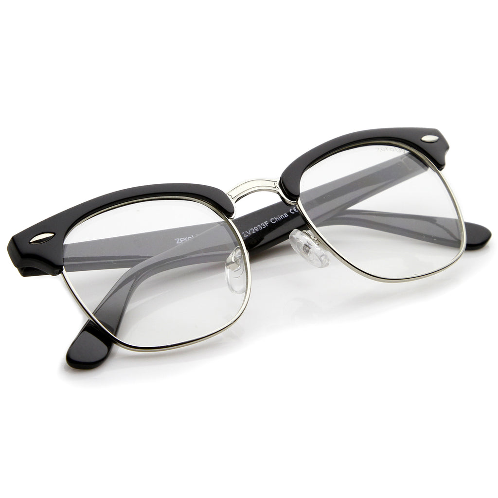 Black-Silver / Clear