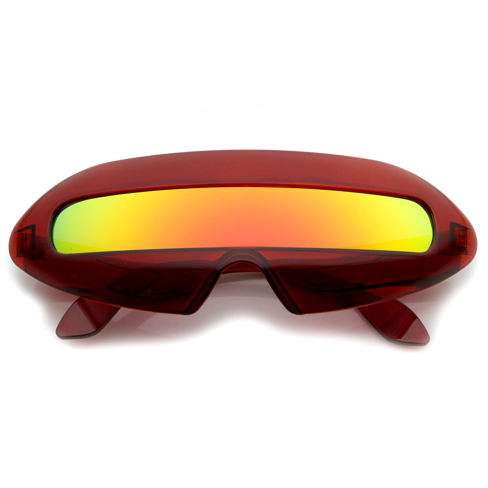 Clear-Red / Orange Mirror