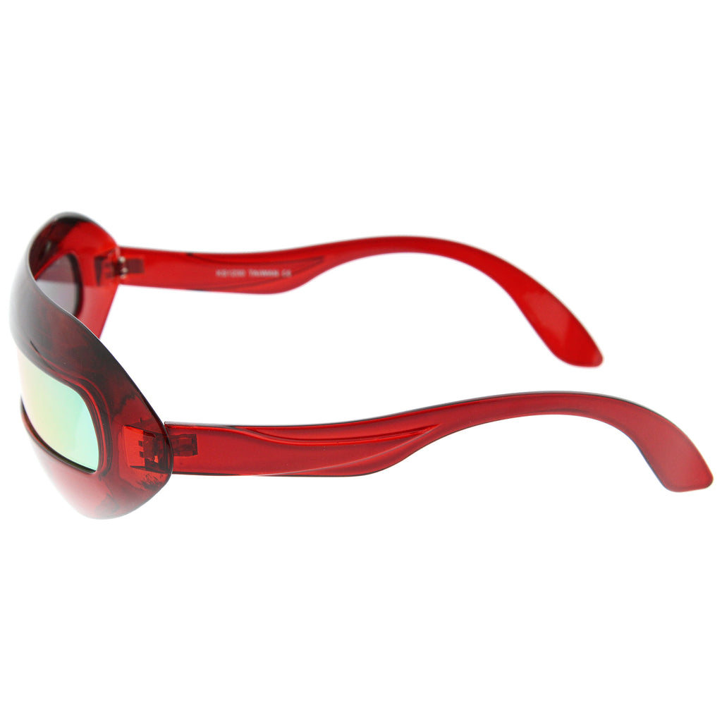 Clear-Red / Orange Mirror