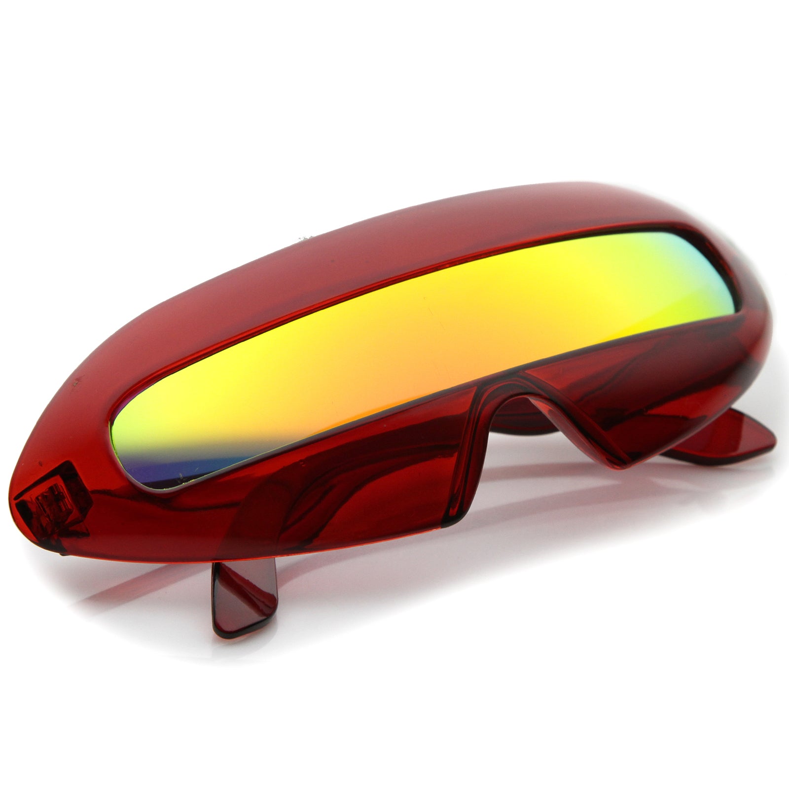 Clear-Red / Orange Mirror
