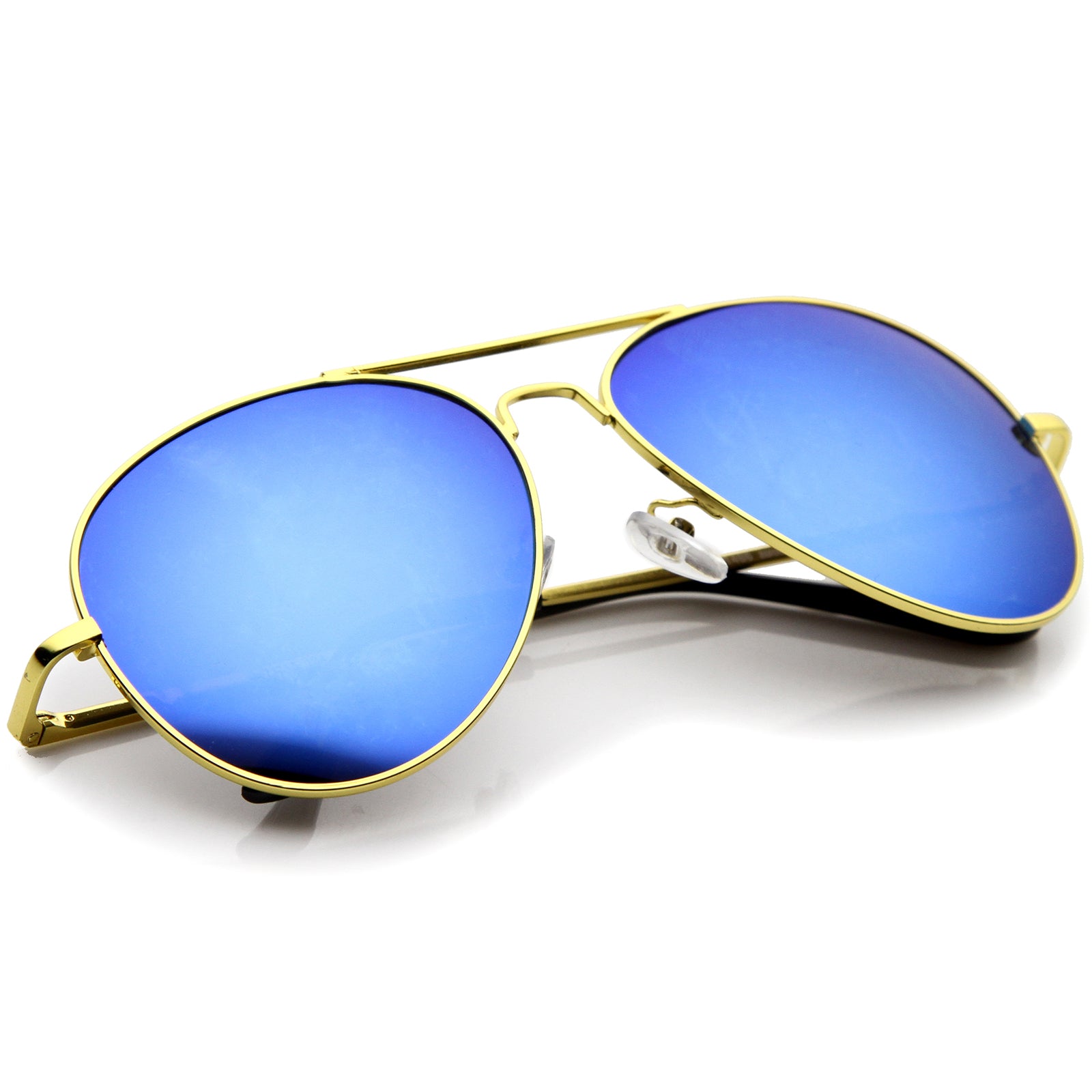 Gold / Blue Mirror