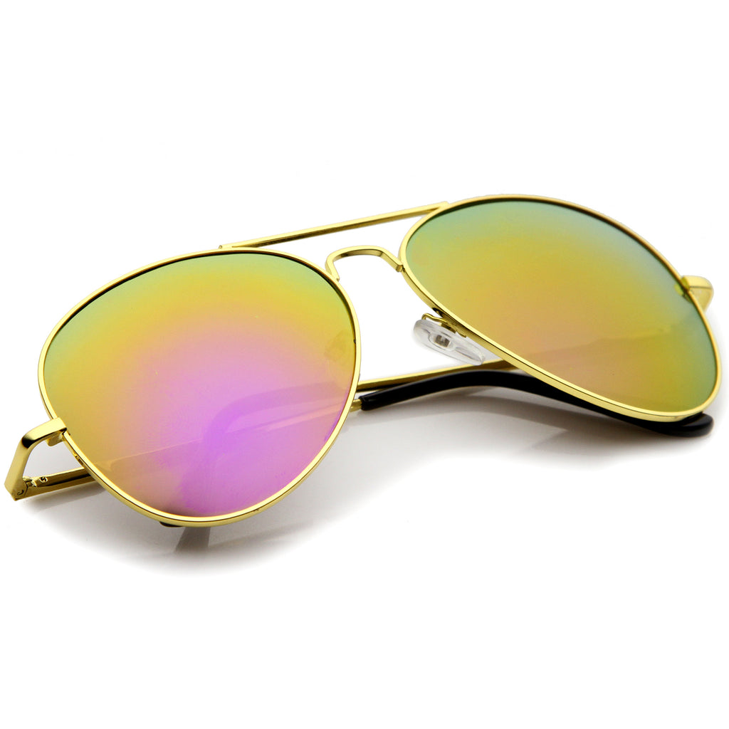 Gold / Purple Mirror
