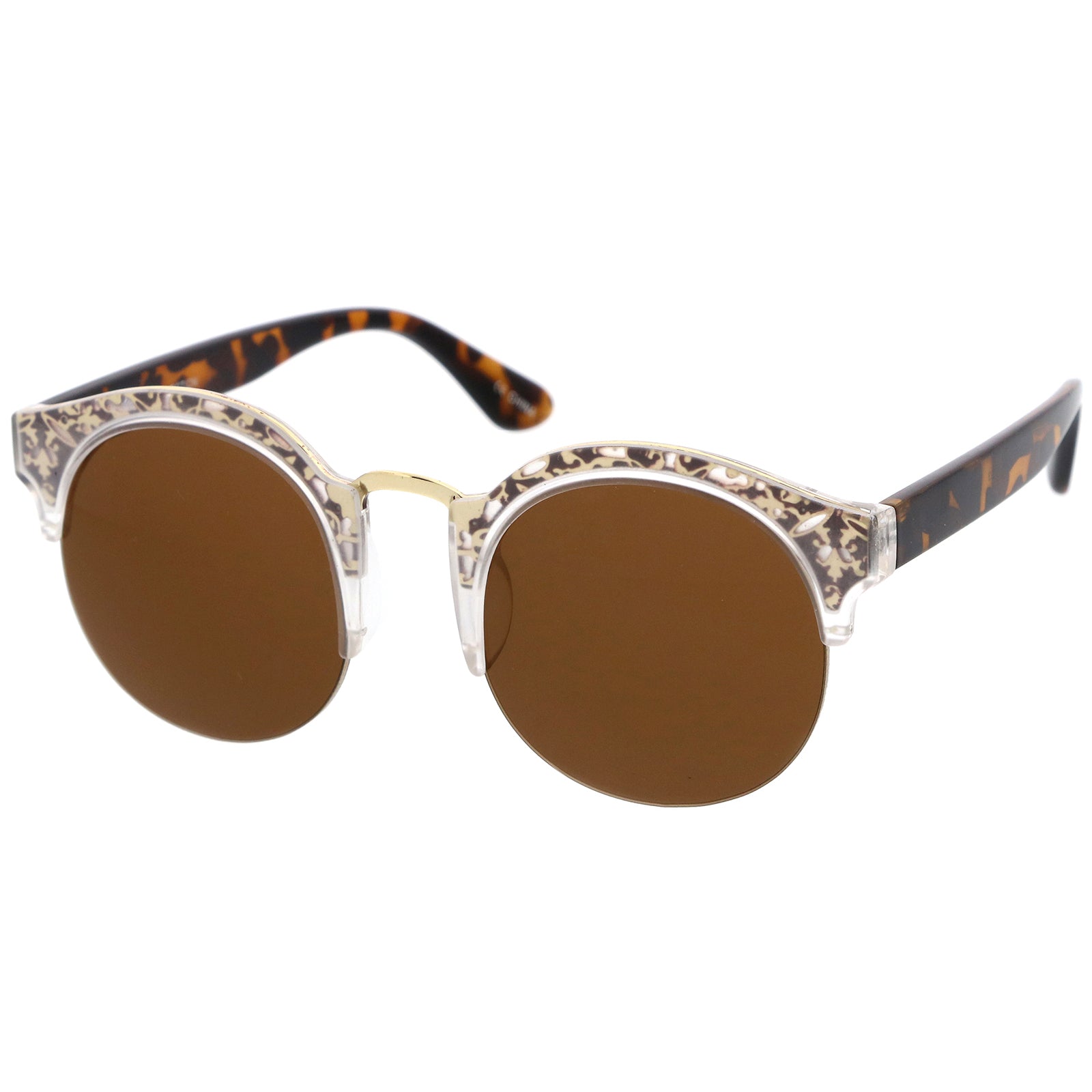 Gold-Tortoise / Brown