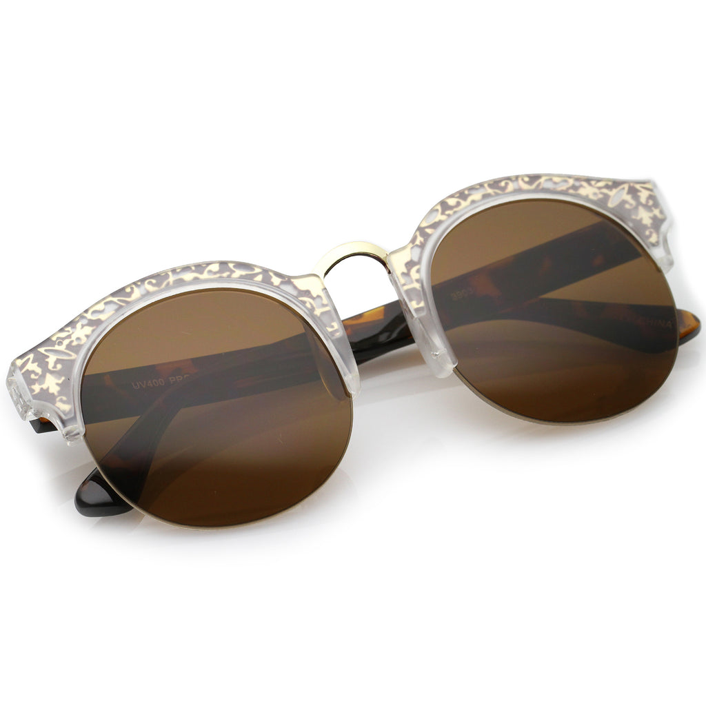 Gold-Tortoise / Brown