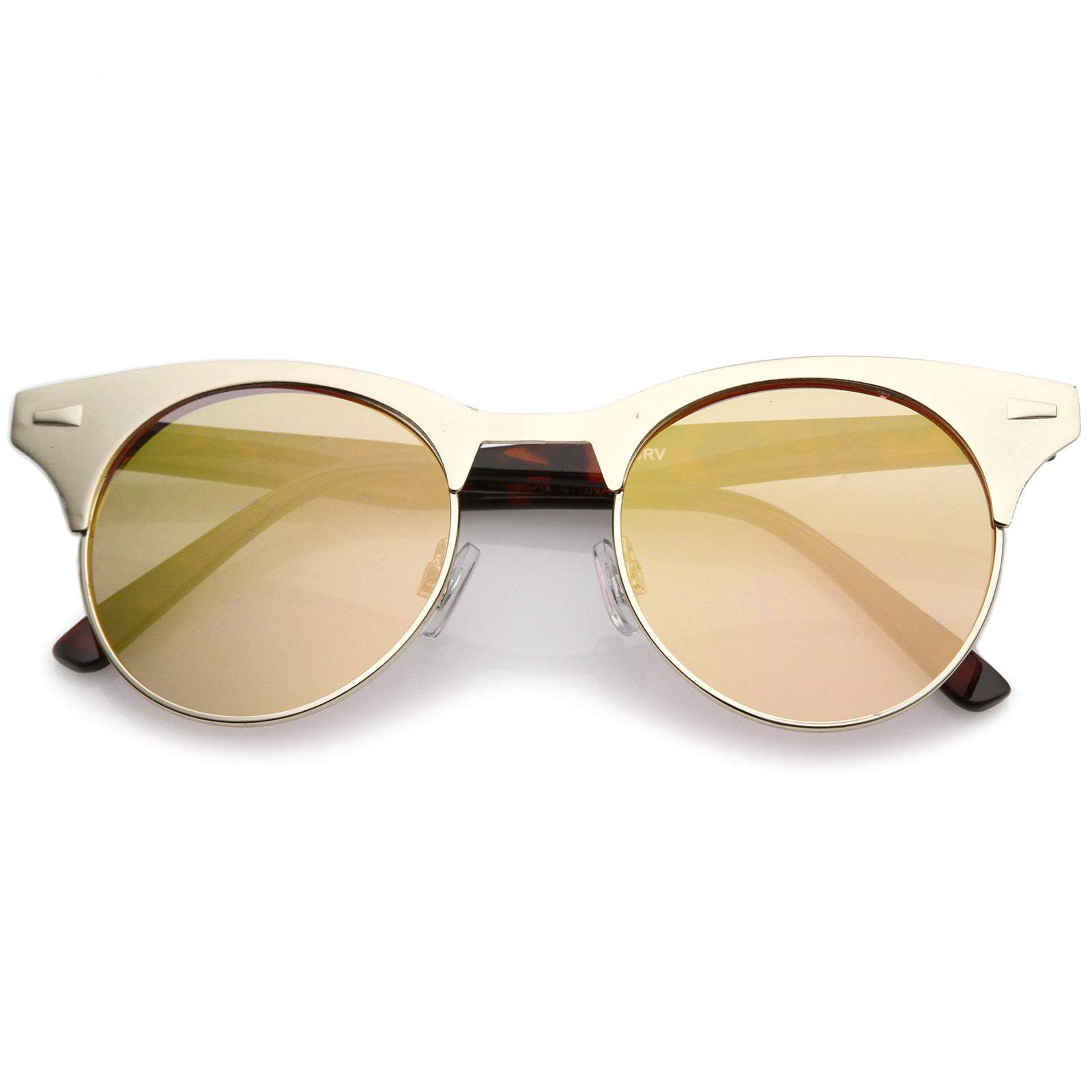 Gold-Tortoise / Pink Mirror