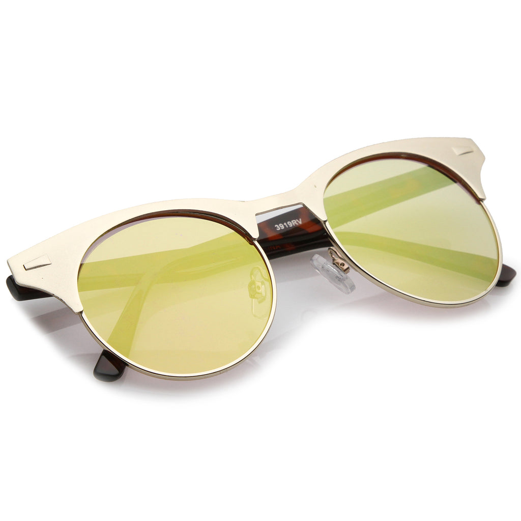 Gold-Tortoise / Pink Mirror