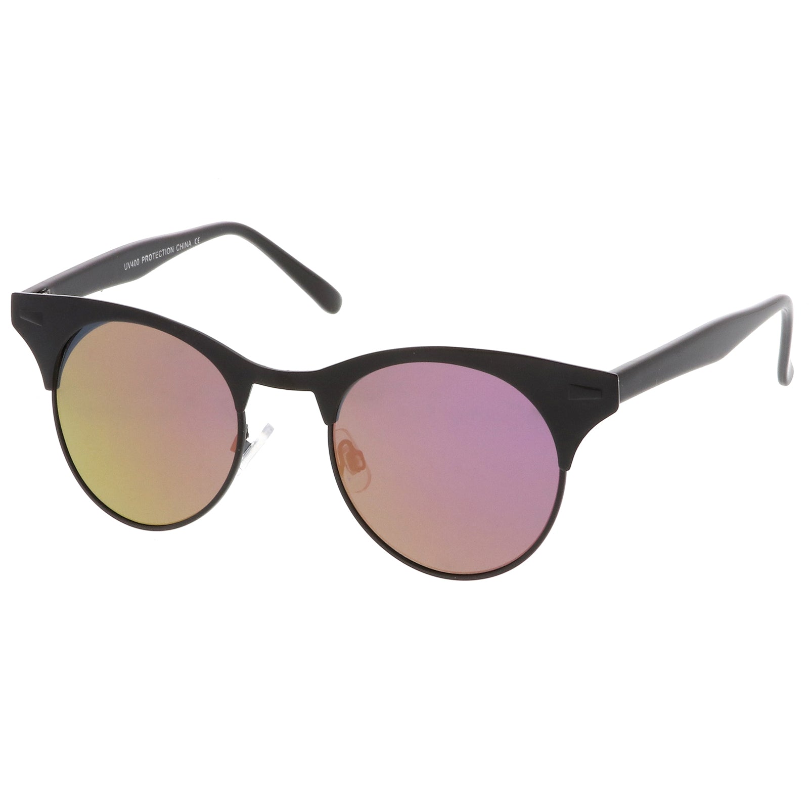 Black-Black / Magenta Mirror