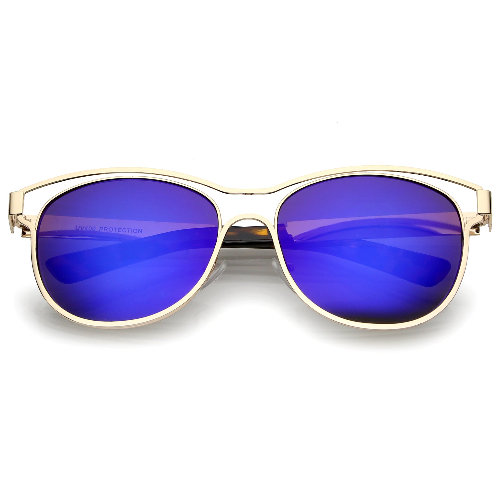Gold / Blue Mirror