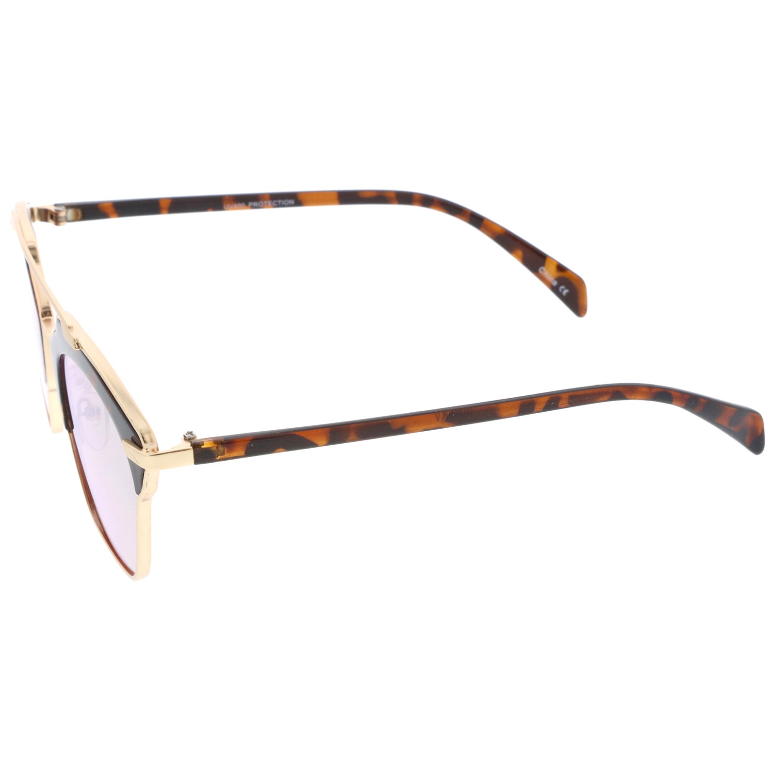 Tortoise-Gold / Pink Mirror