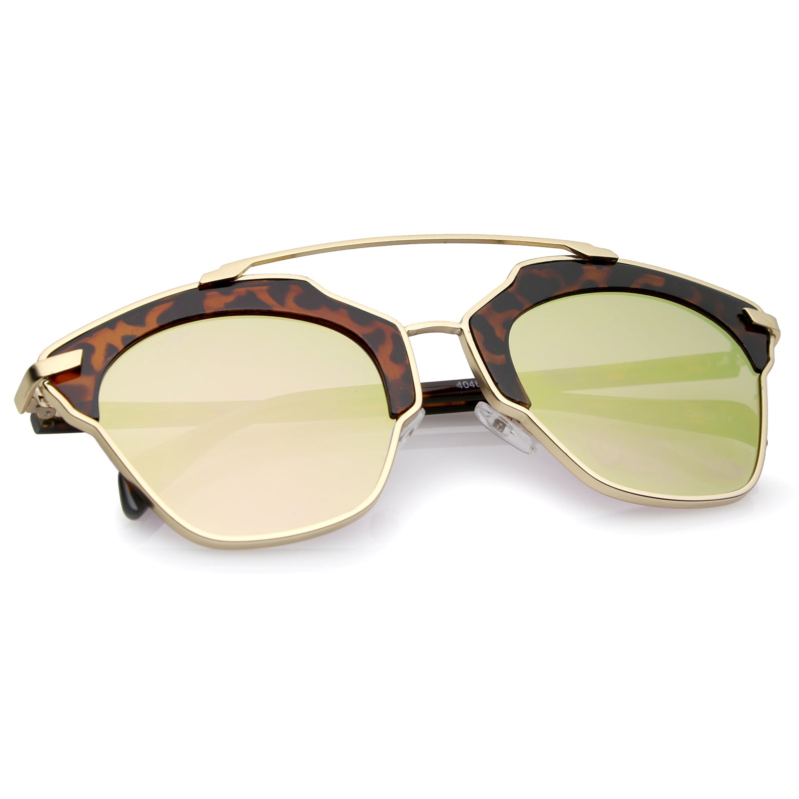 Tortoise-Gold / Pink Mirror