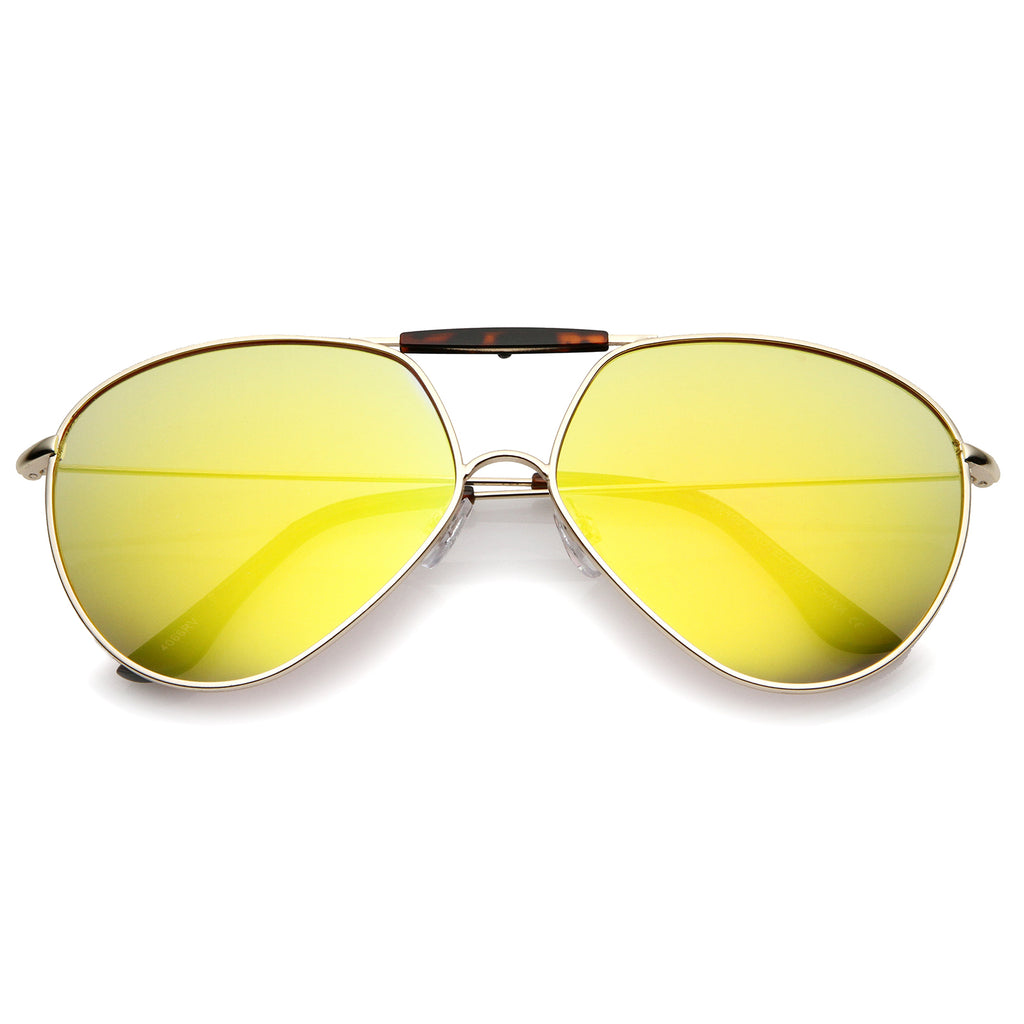Gold-Tortoise / Yellow Mirror