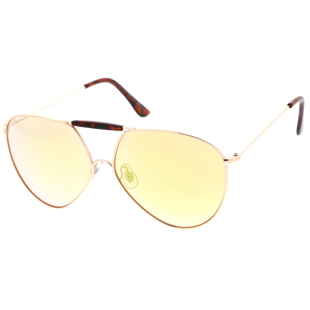 Gold-Tortoise / Yellow Mirror