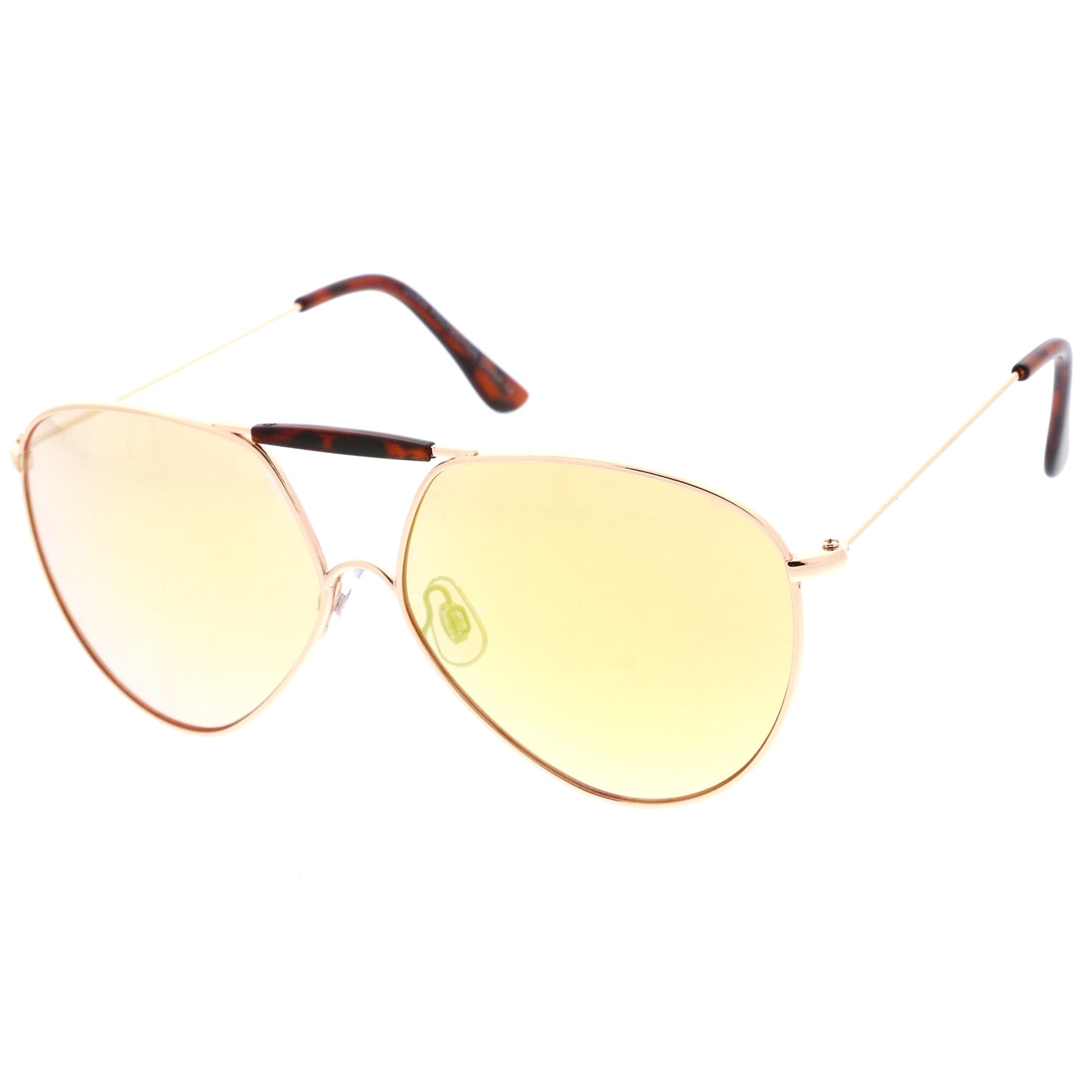 Gold-Tortoise / Yellow Mirror